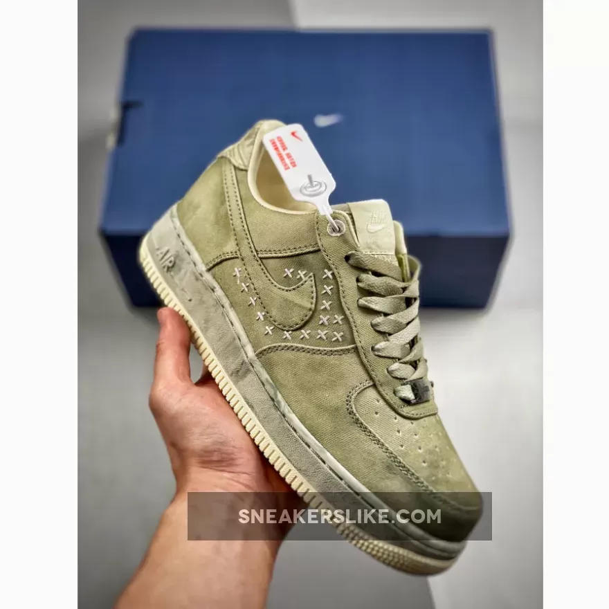 Nike Air Force 1 Low NAI-KE Olive DV4246-333 Nike Air Force 1 Nai Ke
