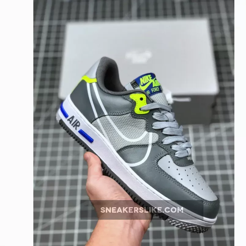 Nike Air Force 1 React D/MS/X Wolf Grey For Womens CD4366-002 Restock