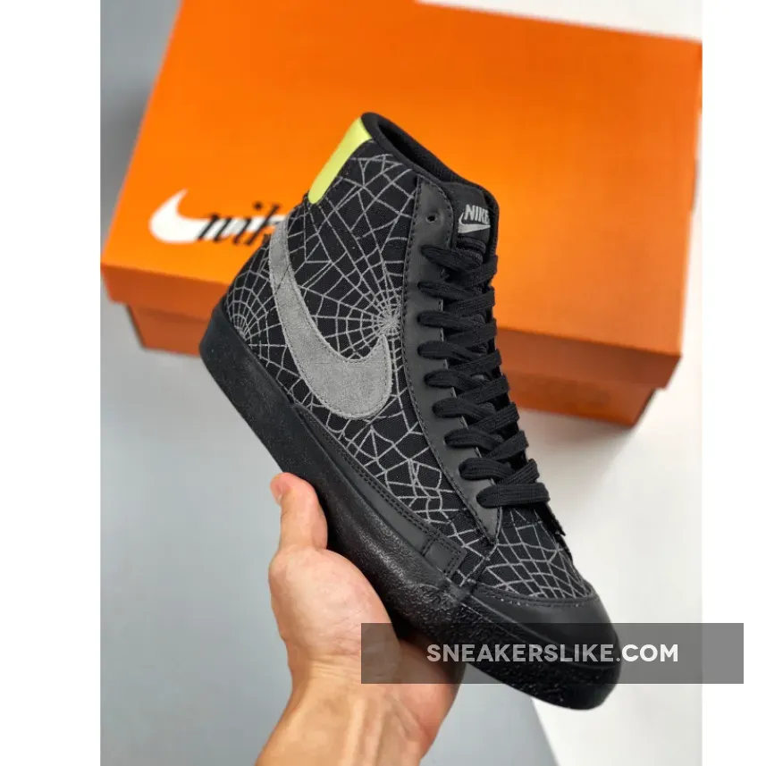 Nike Blazer Mid Spider Web DC1929-001 - halloween blazers nike