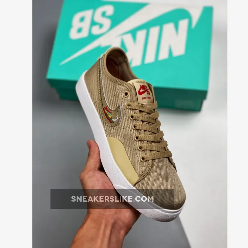 Daan Van Der Linden x Nike SB Blazer Court Brown #nike daan van der linden
