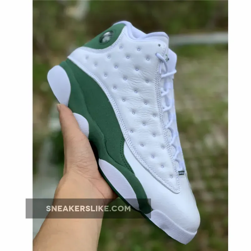Air Jordan 13 Retro 'Ray Allen' AJ13 White/Clover / jordan 13 pe