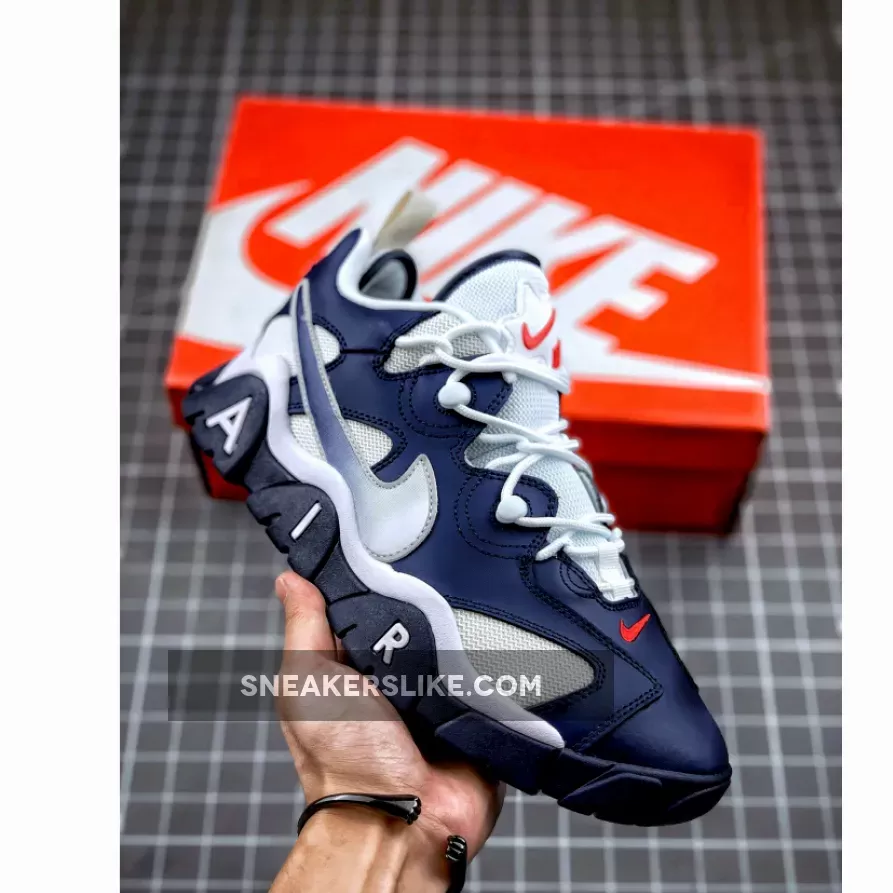 Nike Air Barrage Low 'USA' Midnight Navy/White - nike air barrage uptempo