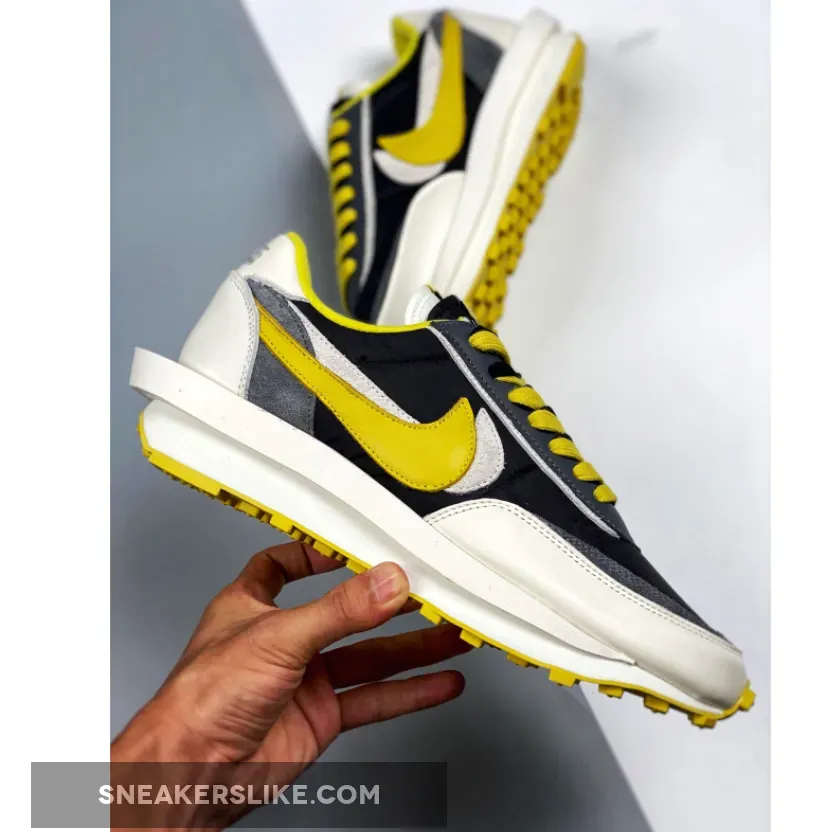 Sacai Undercover Undercover x Sacai x Nike LDWaffle Black/Sail/Dark Grey/Bright Citron