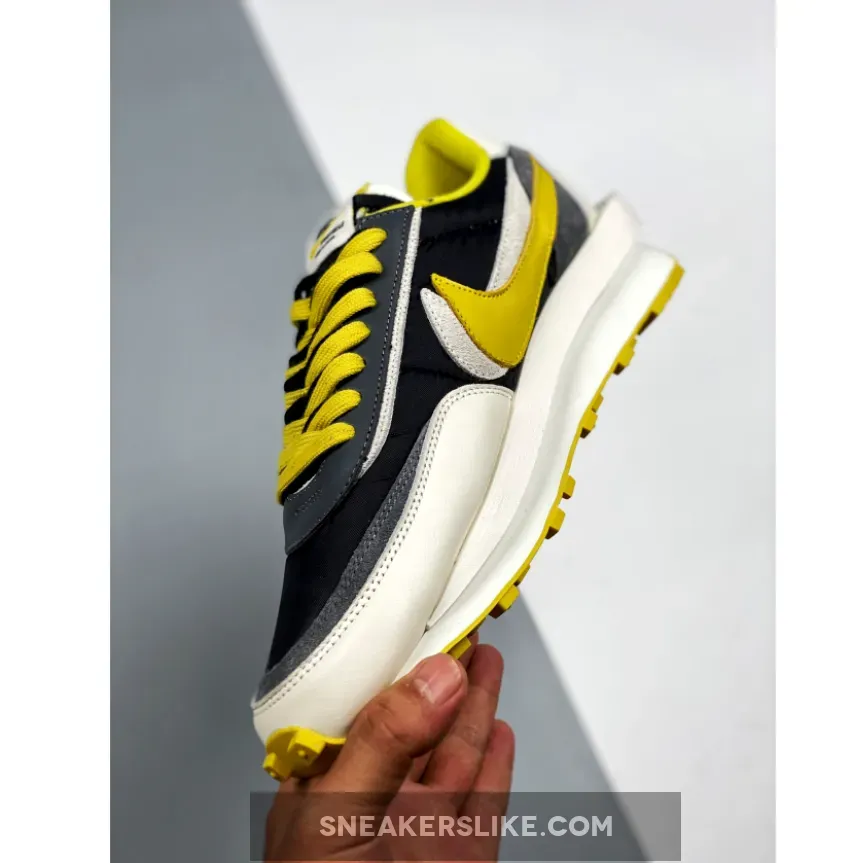 Sacai Undercover Undercover x Sacai x Nike LDWaffle Black/Sail/Dark Grey/Bright Citron