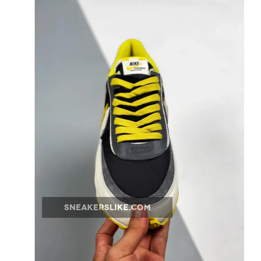 Sacai Undercover Undercover x Sacai x Nike LDWaffle Black/Sail/Dark Grey/Bright Citron
