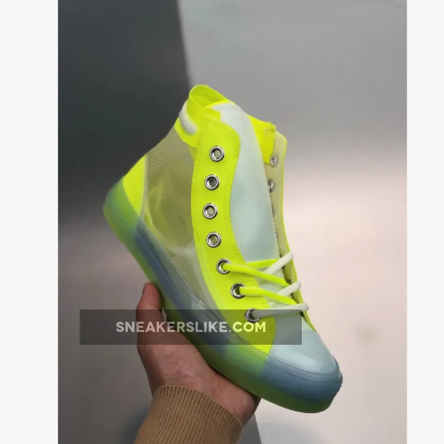 Converse Women's Translucent Mesh Utility Chuck Taylor All Star High Top Volt / mesh converse womens