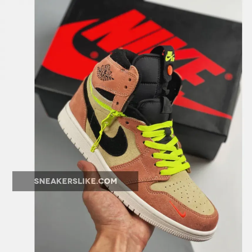 Air Jordan 1 High Switch Peach Neon CW6576-800 / peach jordan shirt
