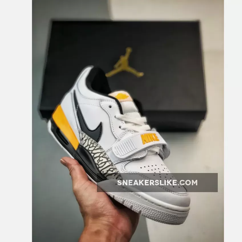 Jordan Legacy 312 Low ‘Rare Air’ White/Black/Yellow CD7069-107