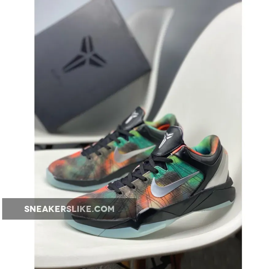 Nike Kobe 7 'All Star Galaxy' Black/Metallic Silver-Total Orange-Volt kobe 8 galaxy
