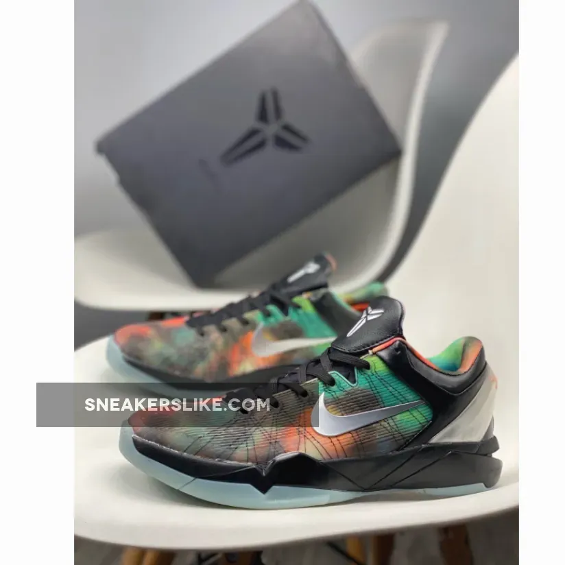 Nike Kobe 7 'All Star Galaxy' Black/Metallic Silver-Total Orange-Volt kobe 8 galaxy