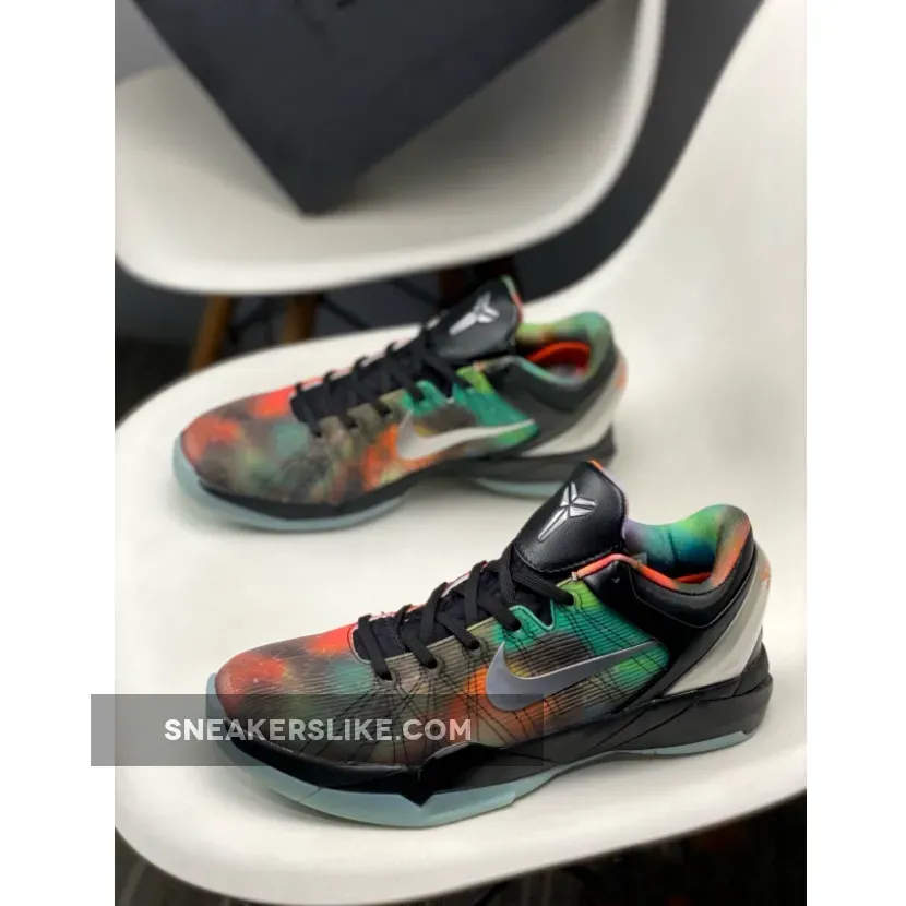 Nike Kobe 7 'All Star Galaxy' Black/Metallic Silver-Total Orange-Volt kobe 8 galaxy