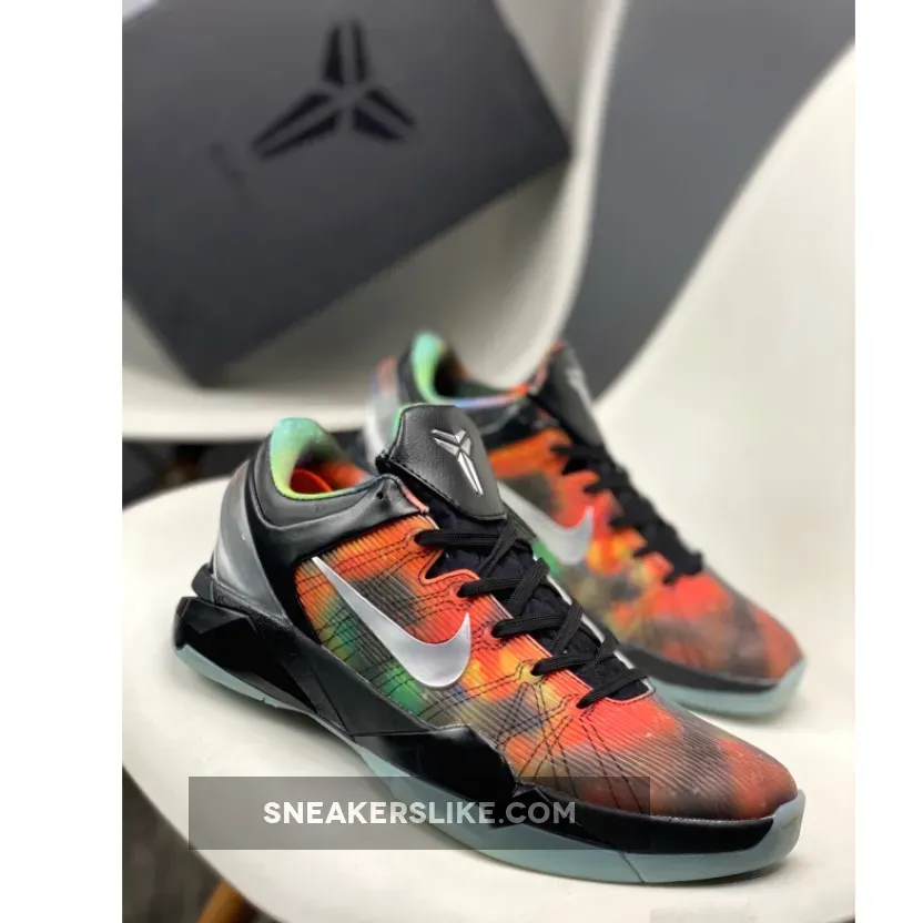 Nike Kobe 7 'All Star Galaxy' Black/Metallic Silver-Total Orange-Volt kobe 8 galaxy