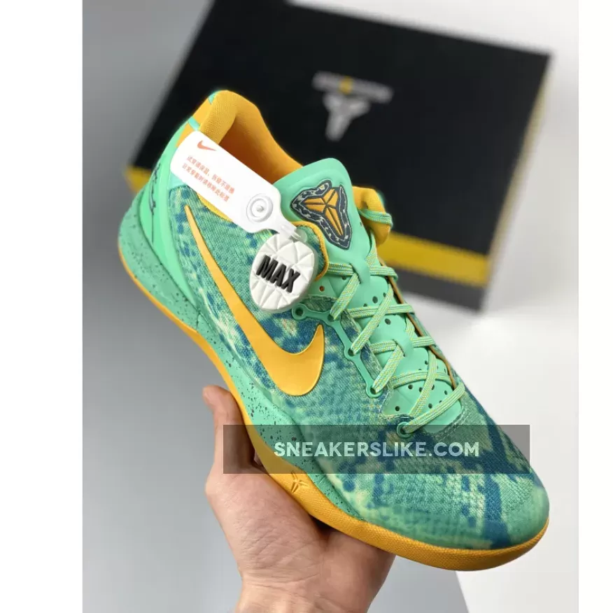 Nike Kobe 8 System Green Glow Laser Orange 555035-304 / green glow kobe 8
