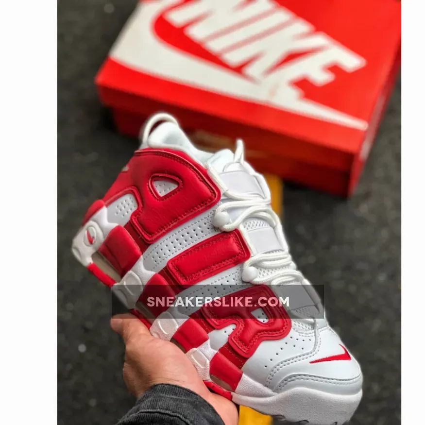 Nike Air More Uptempo White/Varsity Red / nike air more uptempo gs white varsity red