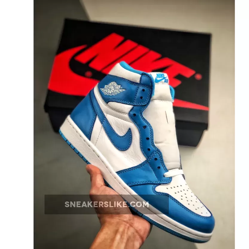 Nike Air Jordan 1 Retro Powder Blue 555088-117 - jordan 1 unc high