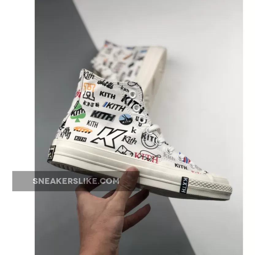 Kith X Converse Chuck 70 High '10th Anniversary' White/Multi 172466C Online