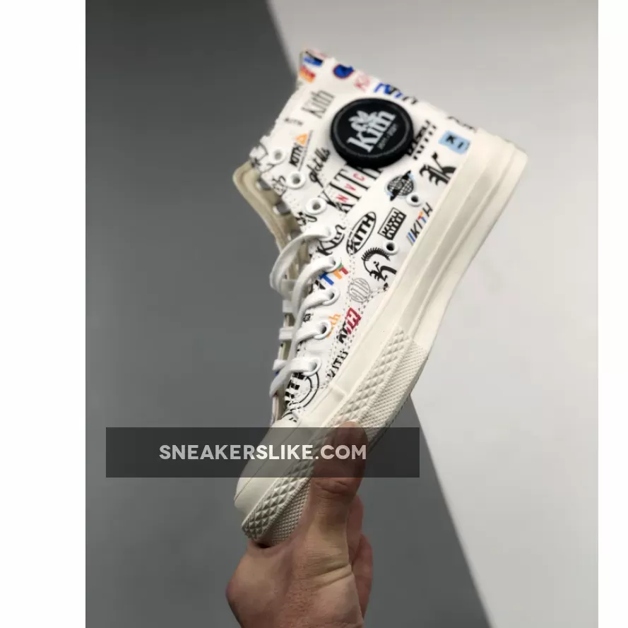 Kith X Converse Chuck 70 High '10th Anniversary' White/Multi 172466C Online