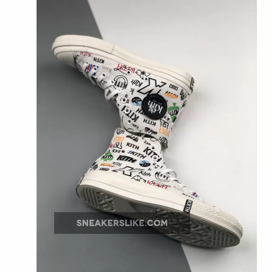 Kith X Converse Chuck 70 High '10th Anniversary' White/Multi 172466C Online