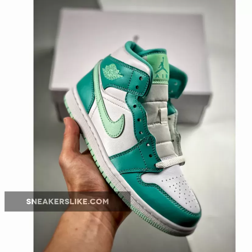 Air Jordan 1 Mid Marine Green White DV2229-300 Marine Green Air Jordan 1