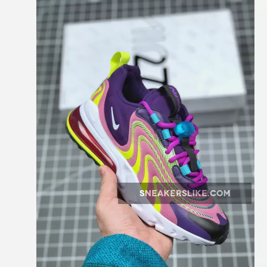 Nike Air Max 270 React ENG Eggplant/White/Magic Flamingo CK2595-500 For Sale