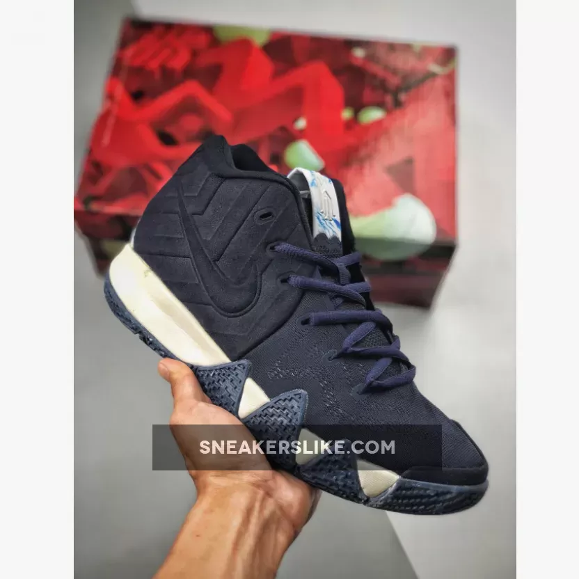 Nike Kyrie 4 'N7″ Dark Obsidian/Light Bone AT0320-400 New Releases