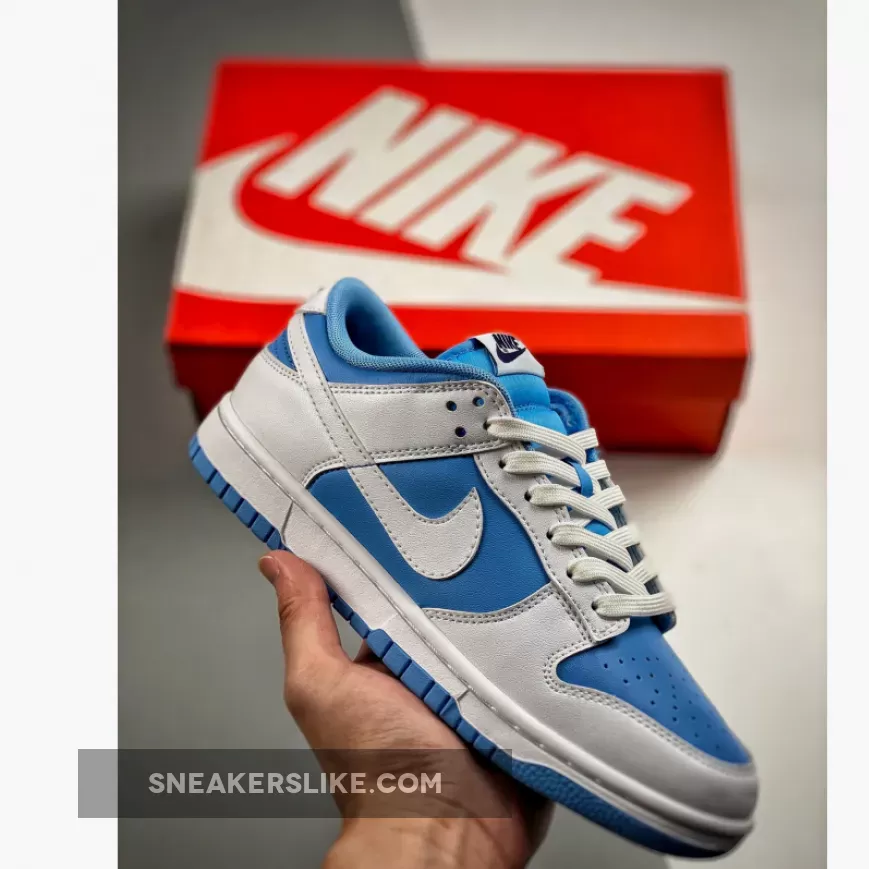 Nike Dunk Low 'Reverse UNC' University Blue/White Unc Dunks