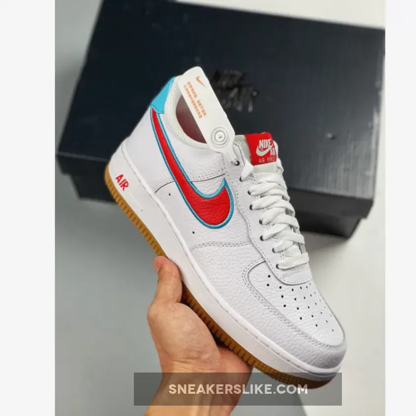 Nike Air Force 1 Low White/Chile Red-Glacier Ice air force 1 glacier ice