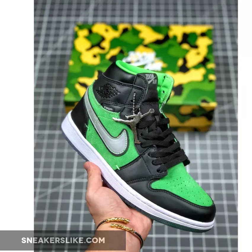 Air Jordan 1 High Zoom Rage Green Jordan 1 Zen Green