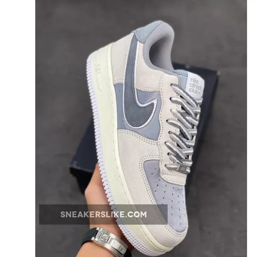 Nike Air Force 1 Athletic Club Grey Silver DQ5079-001 To Buy