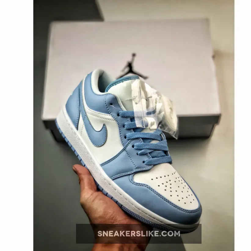 Air Jordan 1 Low Aluminum DC0774-141 Blue Jordans 1 Low