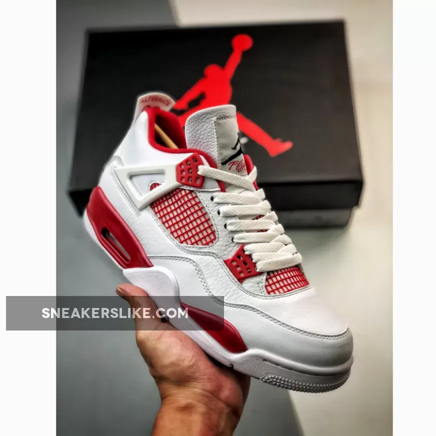 Air Jordan 4 'Alternate '89' White/Black-Gym Red jordan 4 alternates