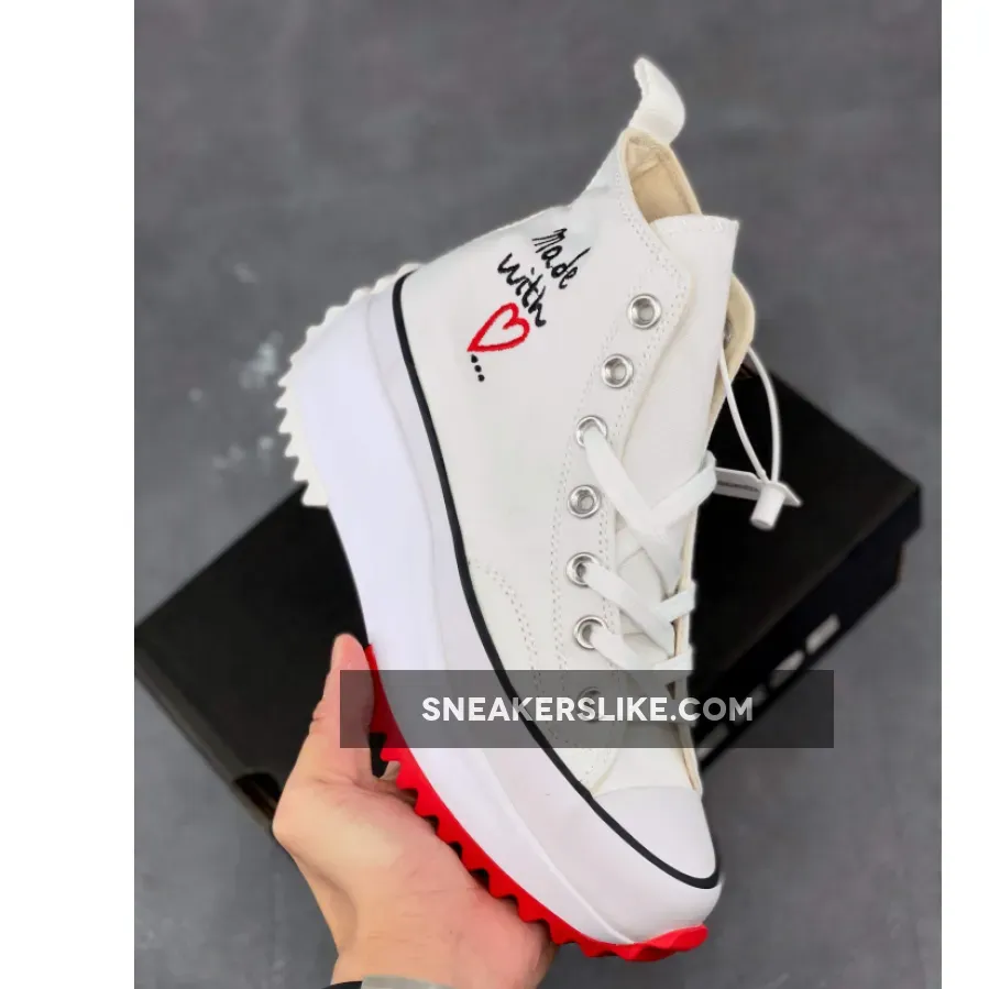 Converse Run Star Hike High 'Made With Love White' #made with love converse white