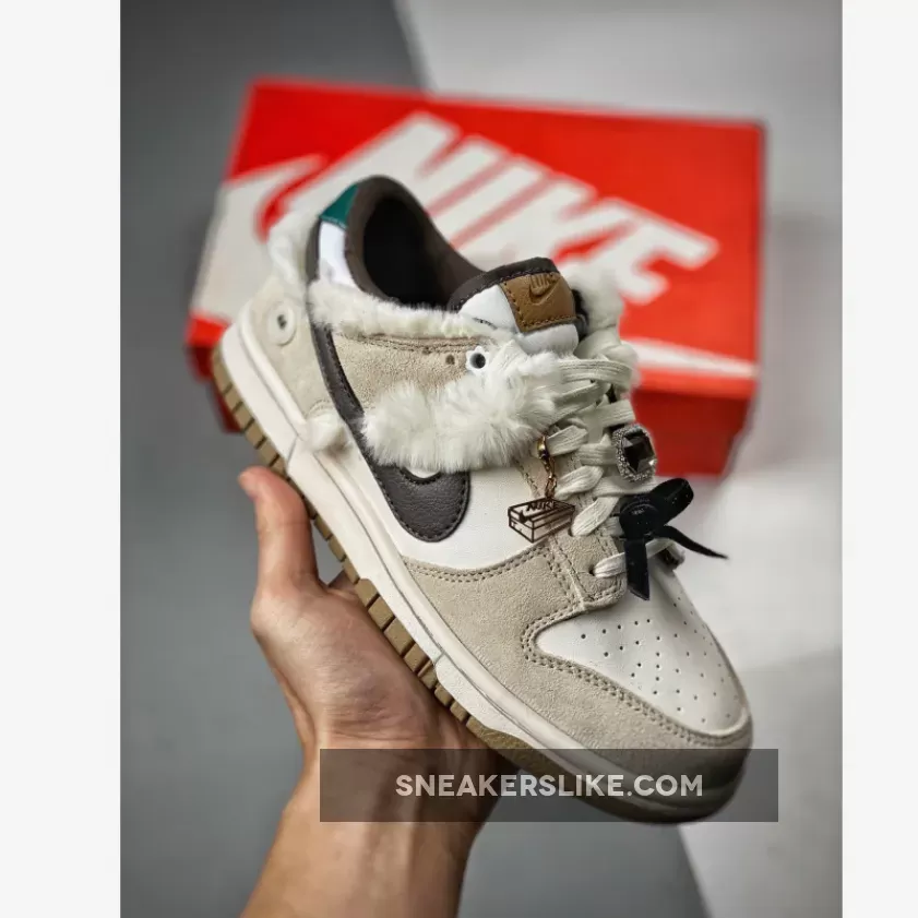 Nike Dunk Low 'Mink And Jewels' White/Grey-Brown FB1859-121 / mink and jewels nike