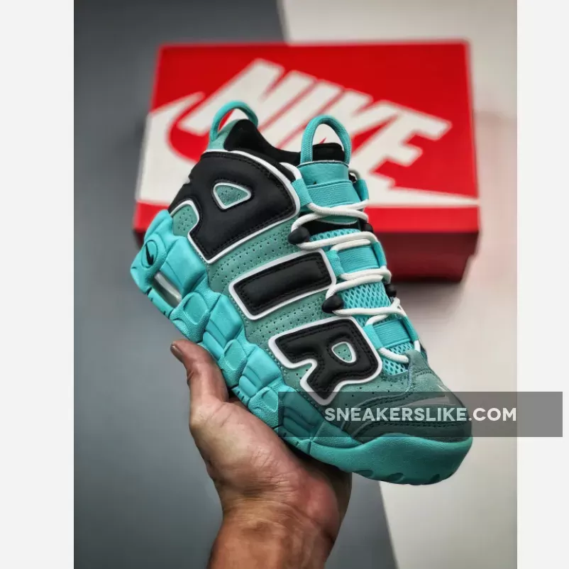 Nike Air More Uptempo Light Aqua/Black-White 415082-403