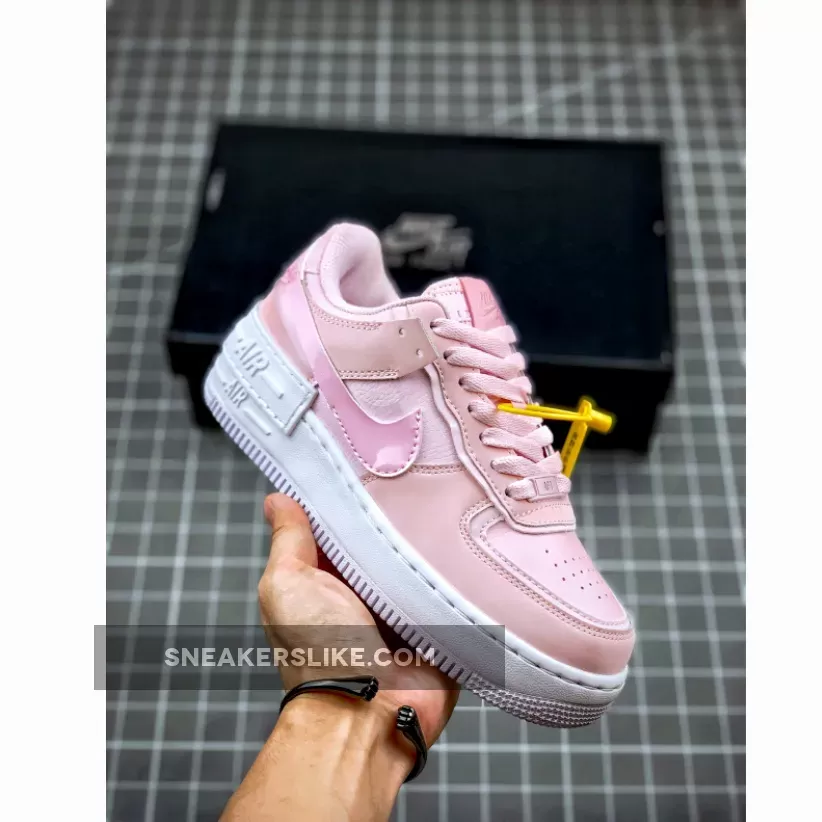 Nike Air Force 1 Shadow Pink Foam #women's air force 1 shadow pink foam