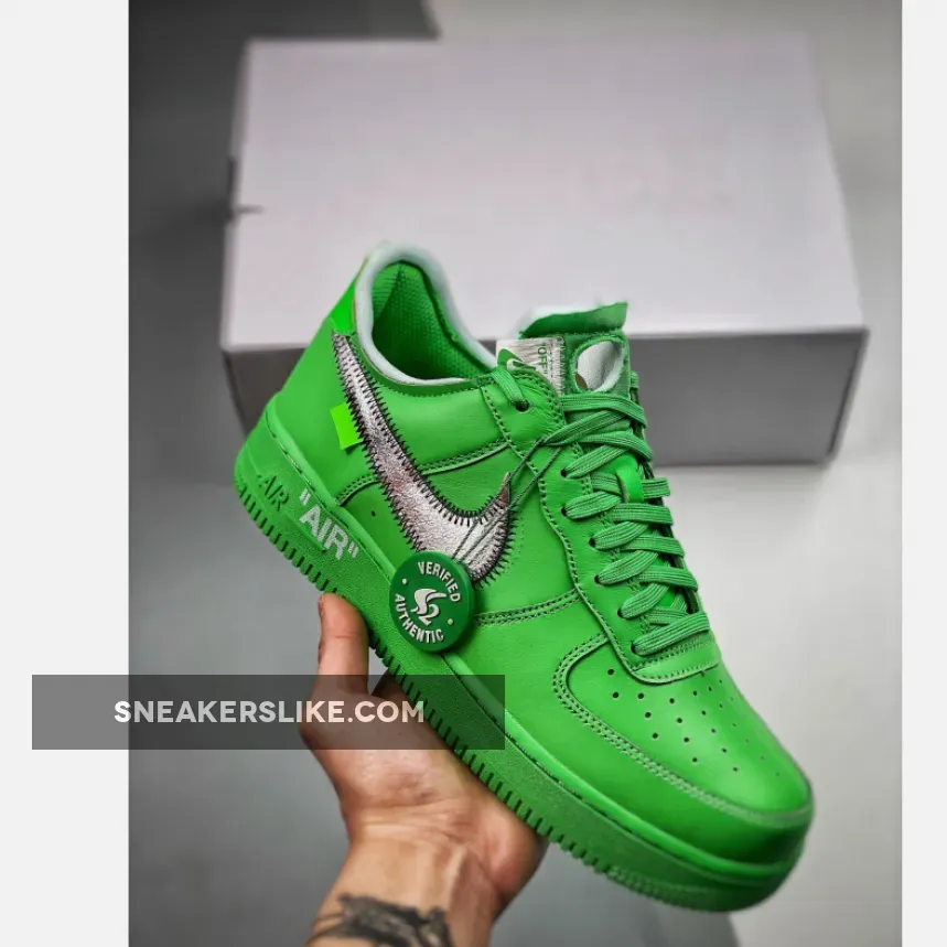 Off-White x Nike Air Force 1 Low Green Spark DX1419-300 Green Nike Air Force