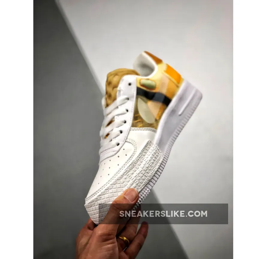 Nike Air Force 1 Low Type White Gold Yellow / nike air force 1 n 354 price