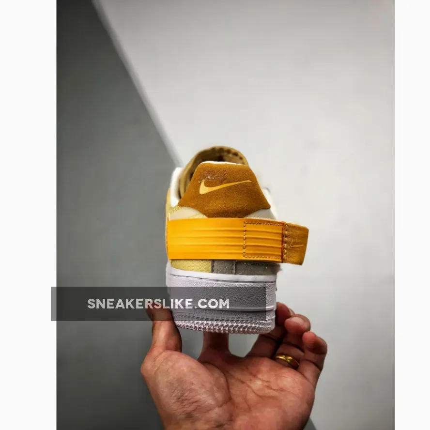 Nike Air Force 1 Low Type White Gold Yellow / nike air force 1 n 354 price
