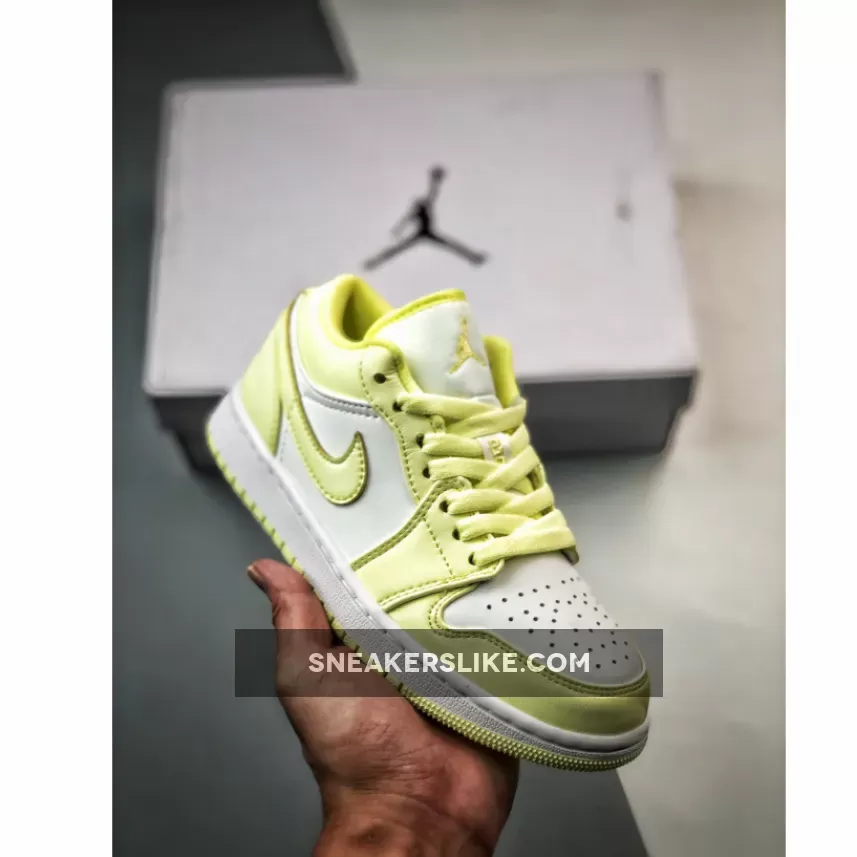 Air Jordan 1 Low 'White/Lemonade' DC0774-007 Jordan 1 Mid Lemon