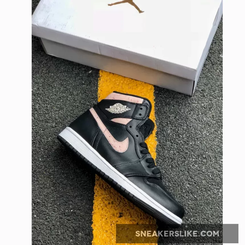 Air Jordan 1 High Premium Black/Silt Red-Rush Maroon-White AQ9131-001 Online