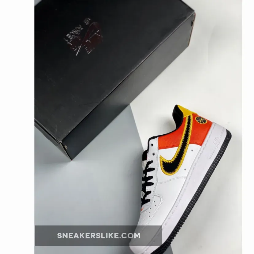 Nike Air Force 1 Amarillos / Nike Air Force 1 Low 'Rayguns' White/Black/Orange Flash/Amarillo
