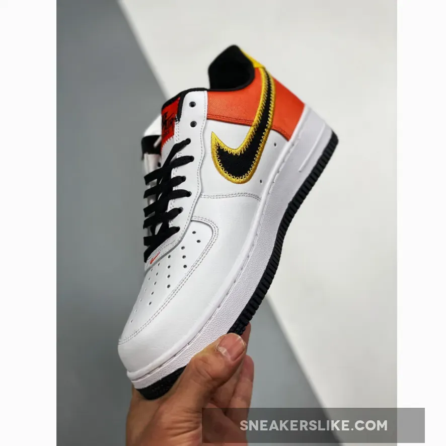 Nike Air Force 1 Amarillos / Nike Air Force 1 Low 'Rayguns' White/Black/Orange Flash/Amarillo