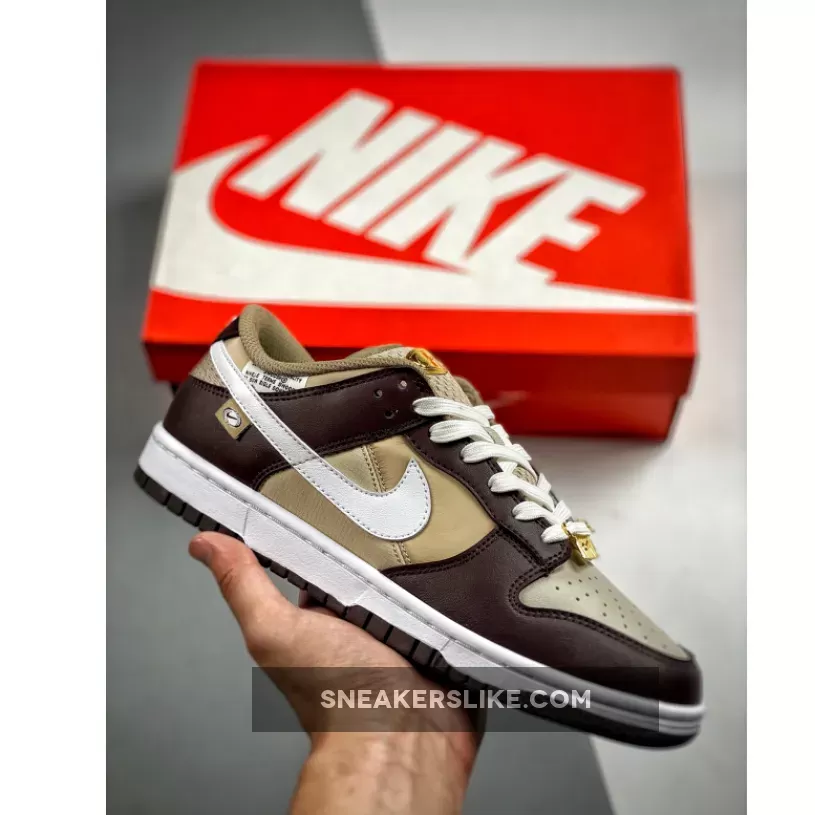 Nike Dunk Low Brown Basalt bling nike