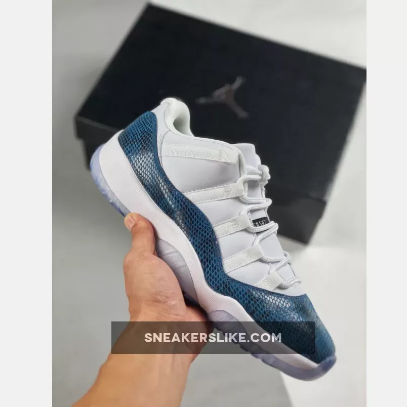 Jordan 11 Low Blue Snakeskin CD6846-102 / jordan 11 lows snakeskin