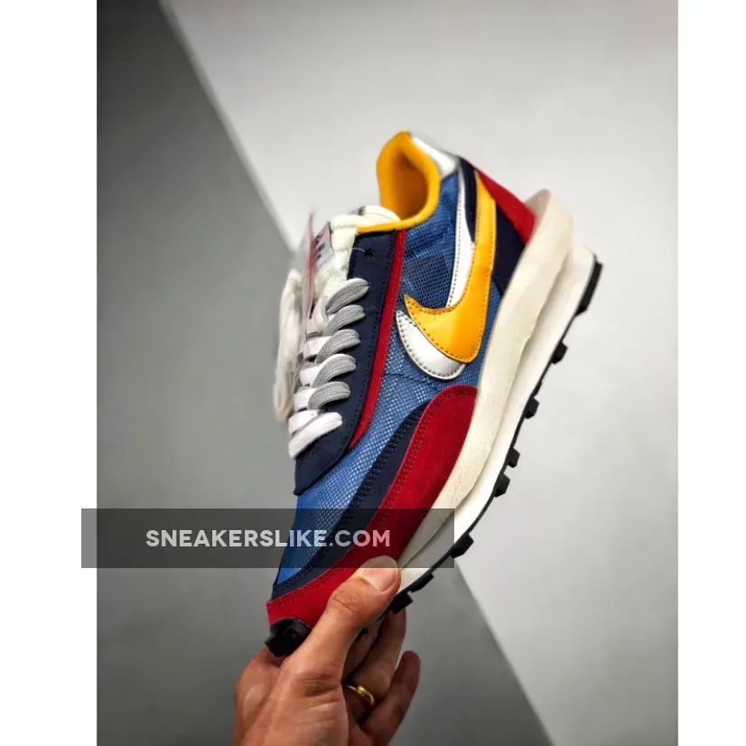 Sacai X Ldwaffle 'Varsity Blue' DEL SOL / nike sacai waffle blue