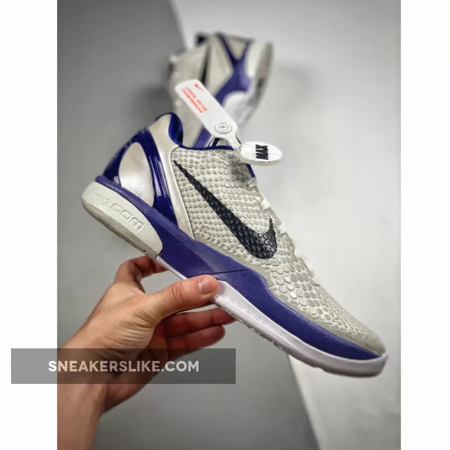 Concord 6s / Nike Kobe 6 White/Black/Neutral Grey/Concord