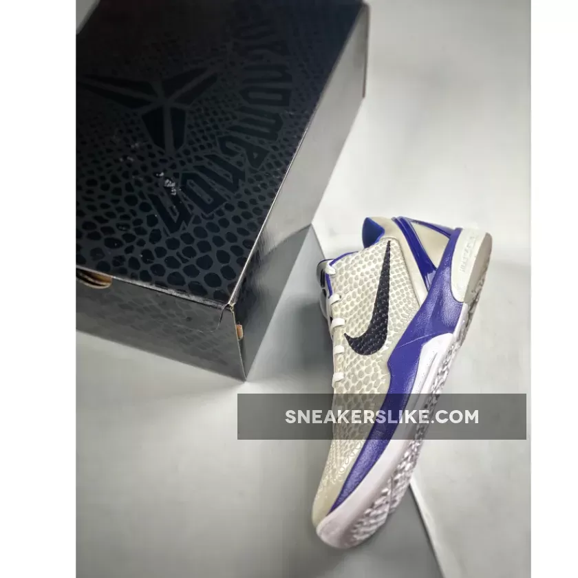 Concord 6s / Nike Kobe 6 White/Black/Neutral Grey/Concord