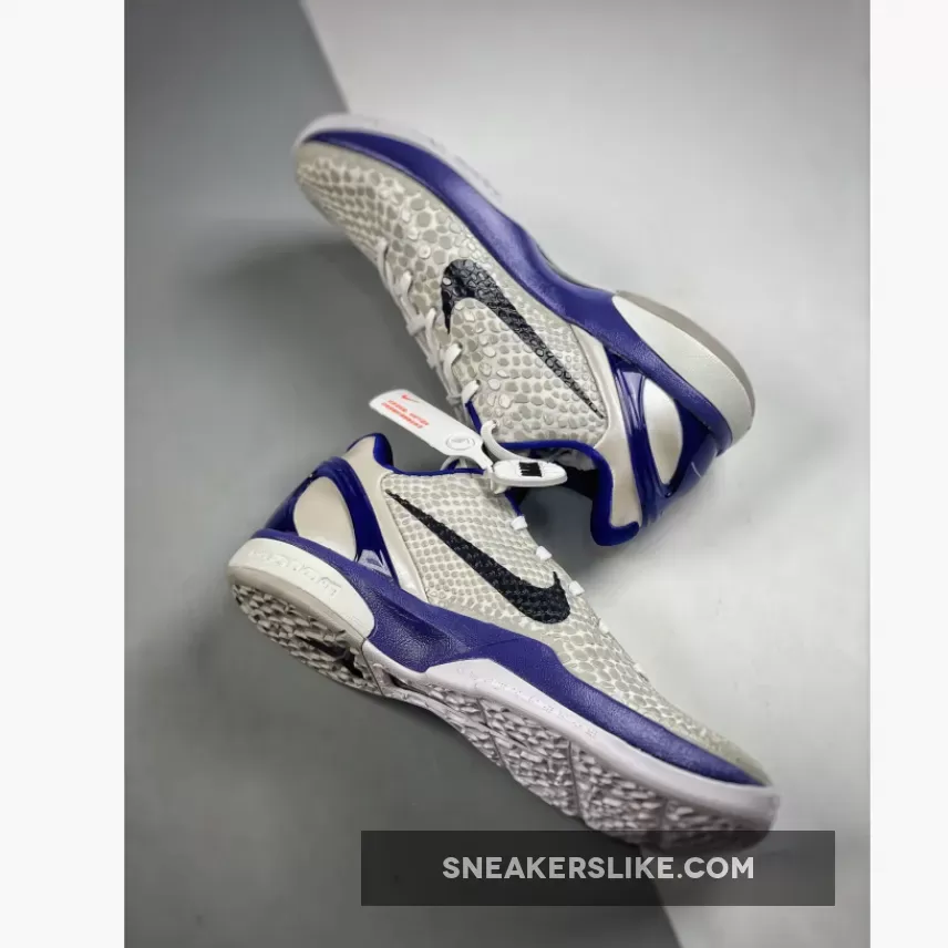 Concord 6s / Nike Kobe 6 White/Black/Neutral Grey/Concord