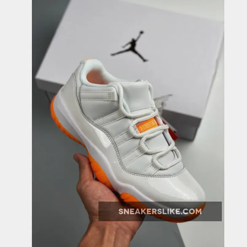 Jordan Retro 11 Low Citrus Womens AH7860-139 / air jordan 11 low orange