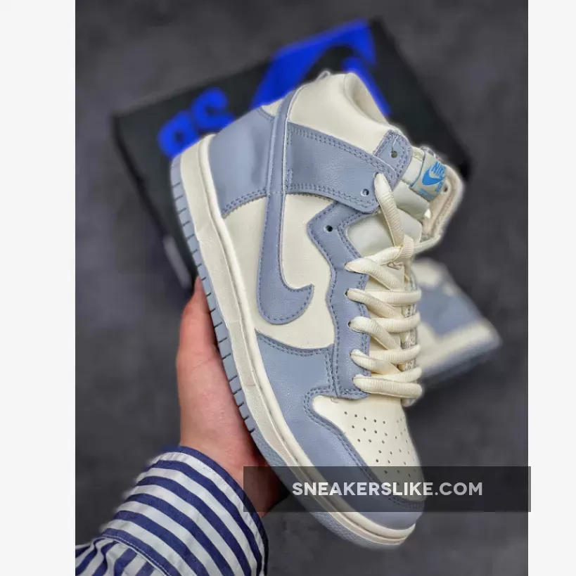Nike Dunk High Sail/Football Grey-Pale Ivory nike dunk high sail football grey